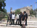 1.	Meir Velanski and friends from London England during a visit in Israel
